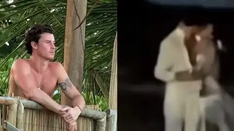 Shawn Mendes e Bruna Marquezine dão beijão na chegada do Ano Novo em São Miguel dos Milagres