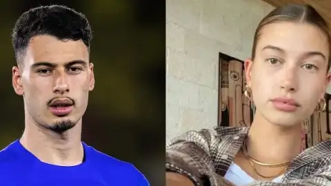 Fãs brincam com semelhança entre Martinelli e Hailey Bieber: "É por isso que o Justin segue ele!"