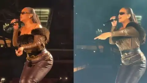 Rihanna admite estar "enferrujada" em retorno aos palcos no show de Jay-Z