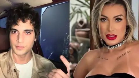 Andressa Urach chama Fiuk para conteúdo adulto após cantor revelar crise: "Mamãe te abraça"